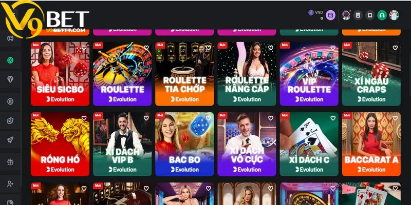 Casino V9BET là một sảnh game được ưa chuộng